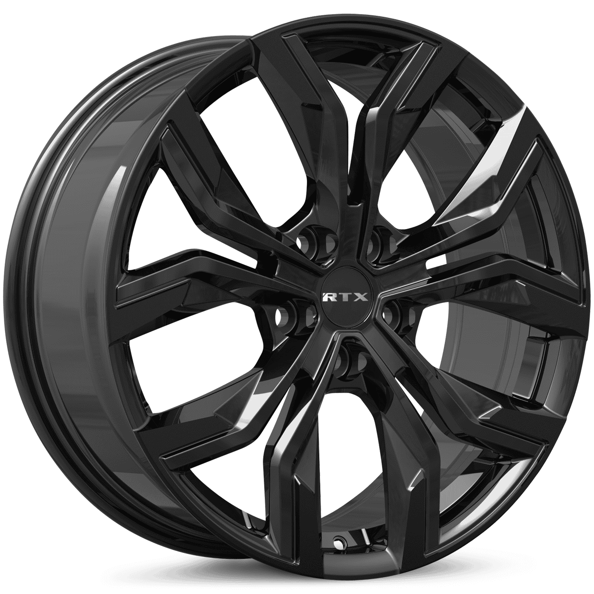 RTX® (RTX) • 083289 • Venom • Gloss Black • 17x7 5x114.3 ET42 CB67.1 ...